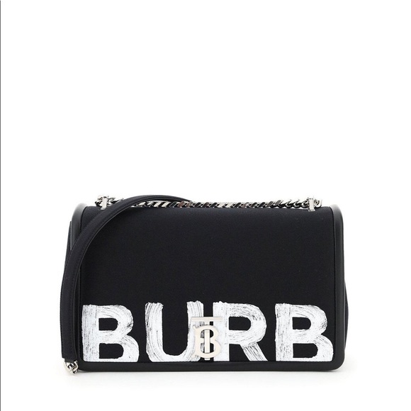 NIB Burberry Lola Medium Canvas and Leather Bag - Picture 4 of 12